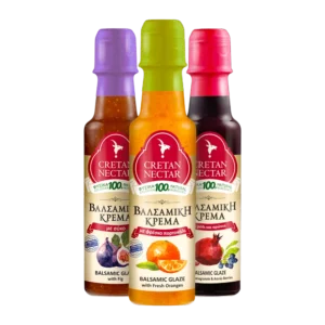 Balsamicokräm från Cretan Nectar. Upptäck våra smaksatta balsamicokrämer!