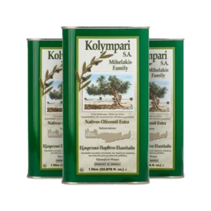 Kolympari Extra Virgin Olivolja, en grekisk olivolja av högsta kvalitet från Kreta.